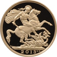 2013 £2 Two Pound Proof Gold Coin (Double Sovereign)