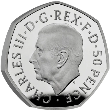 2022 Her Majesty Queen Elizabeth II Memorial Fifty Pence Proof Platinum Coin Boxed