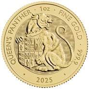 2025 Queen's Panther - Tudor Beasts 1oz Gold Coin