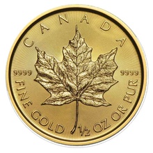 2015 Half Ounce Gold Maple