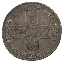 1746 Silver Sixpence Coin George II LIMA