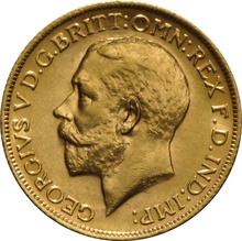 1925 Gold Sovereign Coin George V Sydney