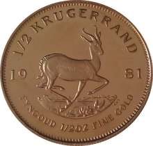 1981 Proof 1/2oz Krugerrand Gold Coin