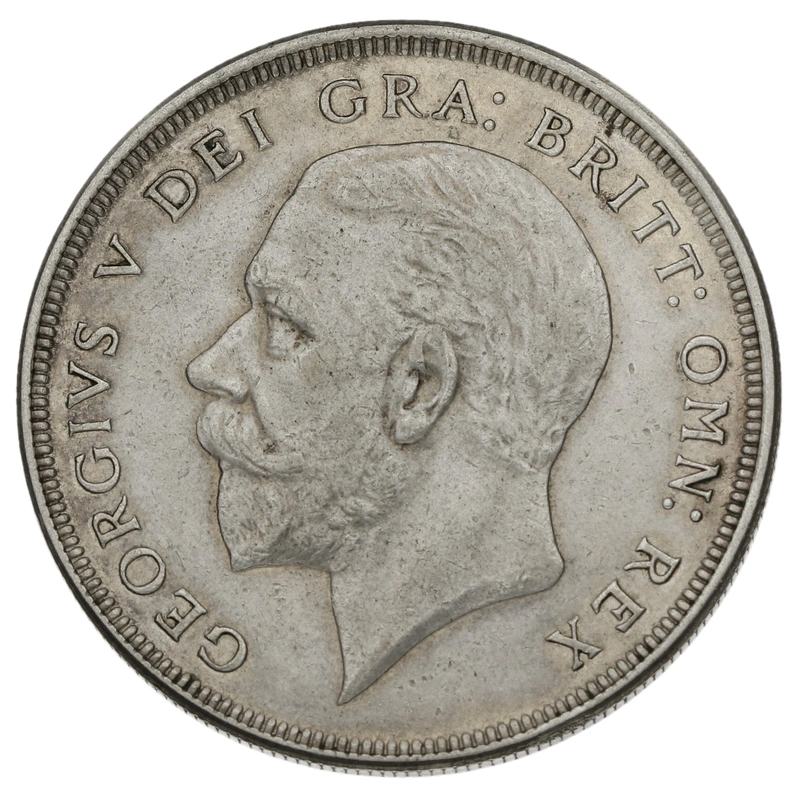 1927 Silver Crown Coin George V Wreath