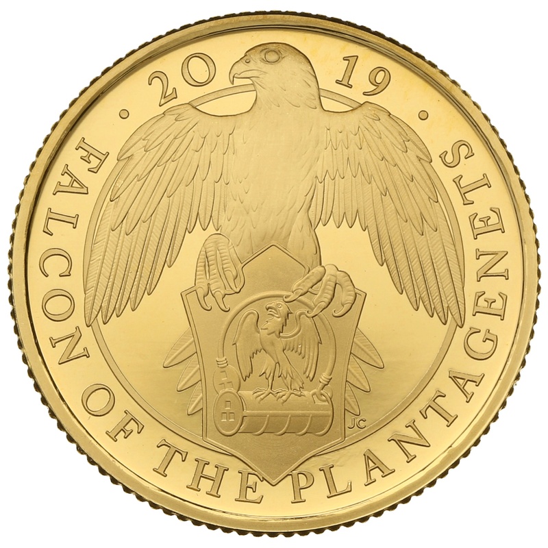 2019 1/4oz Quarter Ounce Proof Falcon Gold Coin Queen's Beasts