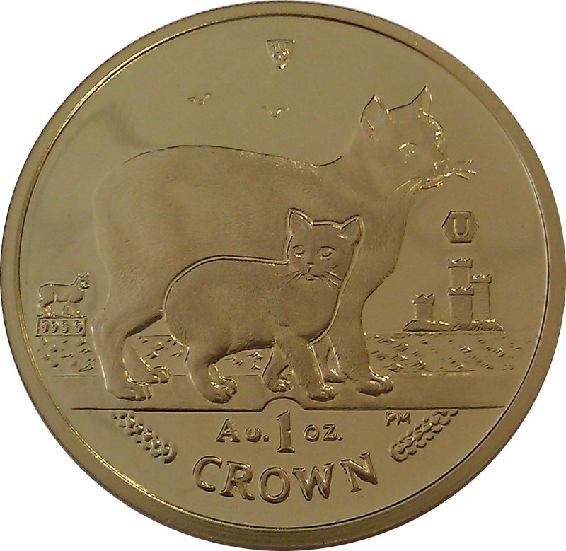 2012 Isle of Man Crown Gold Coin 1oz