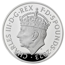 2023 £5 Silver Crown Coronation of King Charles III Proof Coin Boxed