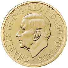 100 x 2023 1oz King Charles III Britannia Gold Coins