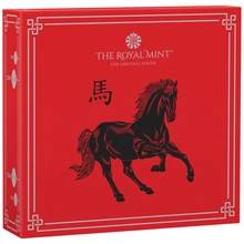 2026 Royal Mint 1oz Year of the Horse Proof Silver Coin Boxed