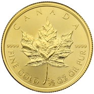 2020 1/2oz Canadian Maple Leaf Gold Coin