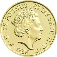 2016 Year of the Monkey Gold Coin 1/4oz Royal Mint Lunar Series