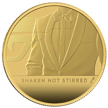 2020 Proof 1oz 007 James Bond Shaken Not Stirred Gold Coin Boxed