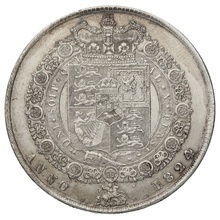 1824 Silver Half Crown Coin George IV