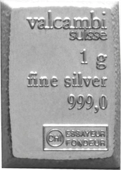 Second Hand 1g Silver Combibar