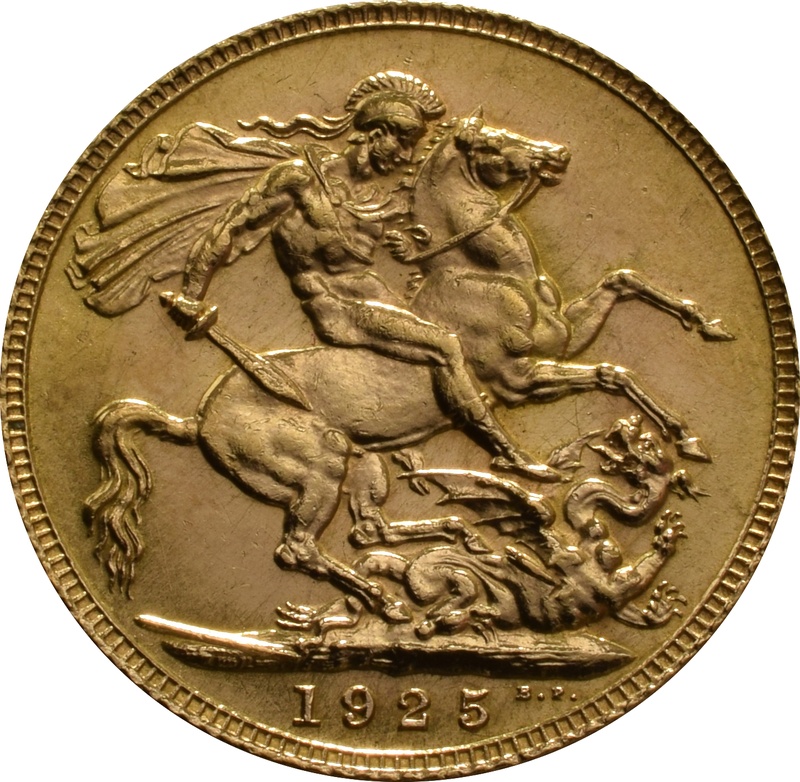 1925 Gold Sovereign Coin George V