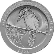 2008 1oz Silver Kookaburra