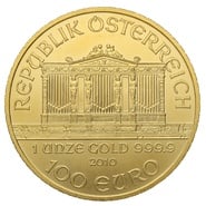 2010 Austrian Gold Philharmonic Coin 1oz