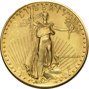 1986 1/2oz American Eagle Gold Coin MCMLXXXVI