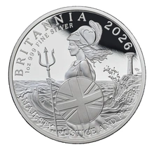 2026 Britannia 1oz Silver Proof Coin Boxed
