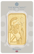 50g Gold Bar Britannia Minted