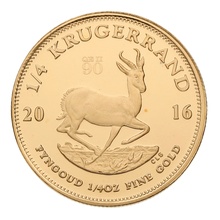 2016 Proof 1/4oz Krugerrand Gold Coin QEII 90th Birthday Boxed