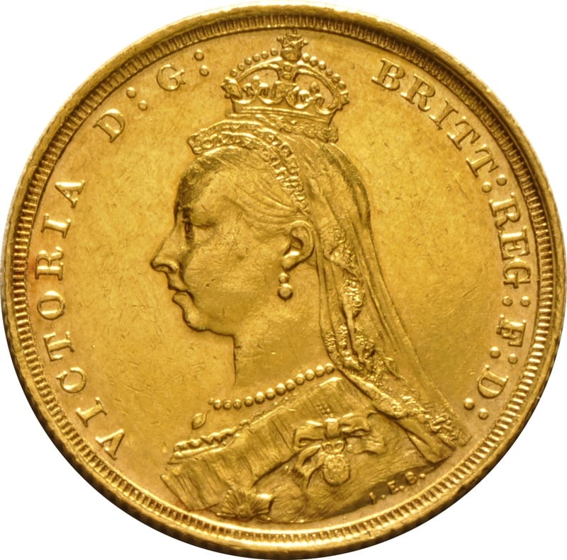 Gold Sovereign Victoria Jubilee Head