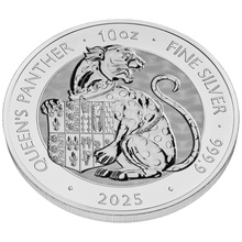 2025 Queen's Panther - Tudor Beasts 10oz Silver Coin