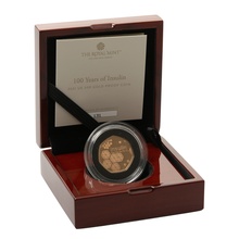 2021 Proof 50p Gold Coin 100 Years of Insulin Innovation in Science Boxed