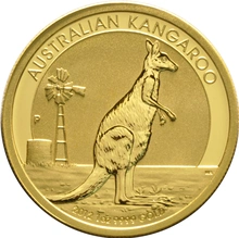2012 Australian Kangaroo Gold Nugget Coin 1oz