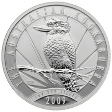 2009 Australian Kookaburra Silver Coin 1oz 