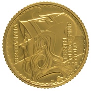 2003 Proof 1/10oz Gold Britannia Coin