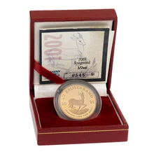 2001 Proof 1/2oz Krugerrand Gold Coin Boxed