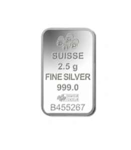 Second Hand 2.5g Silver Bar / Round