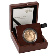 2018 Proof Gold Crown £5 Coin The Royal Wedding Boxed