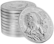 2026 The Lion and The Eagle 1oz Silver Coin