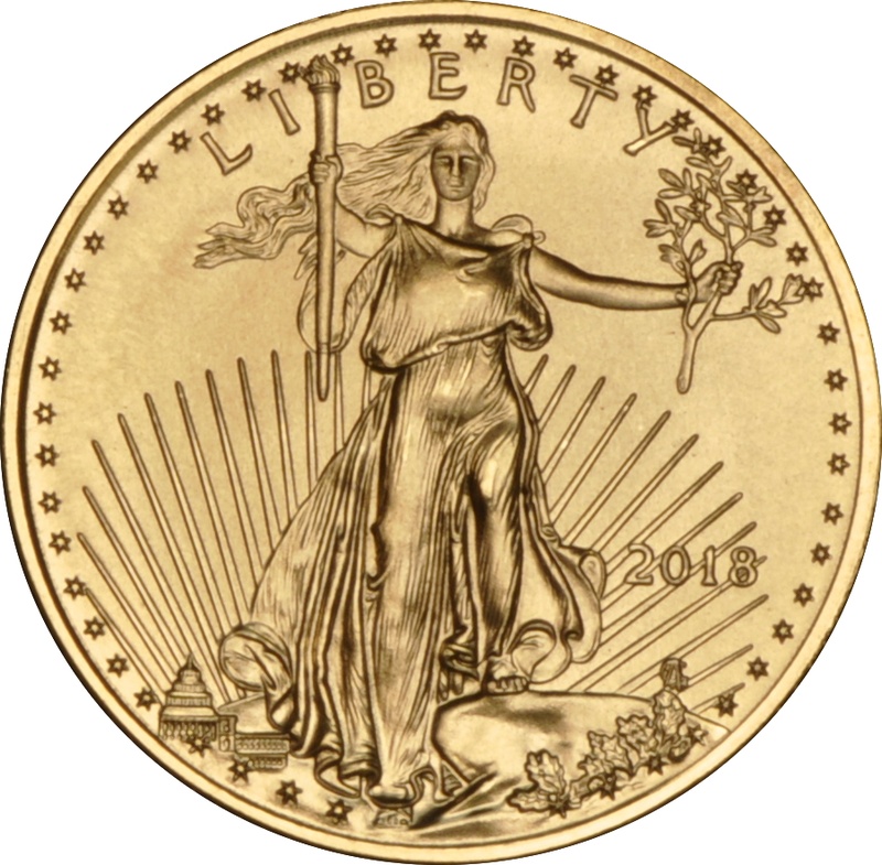 2018 1/10oz American Eagle Gold Coin
