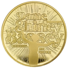 2023 Proof 1oz Shirley Bassey Gold Coin Music Legends Boxed