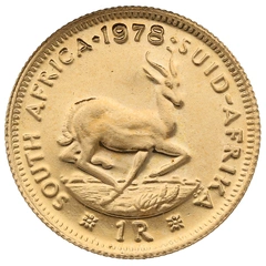 1978 R1 Gold Coin 1 Rand South Africa