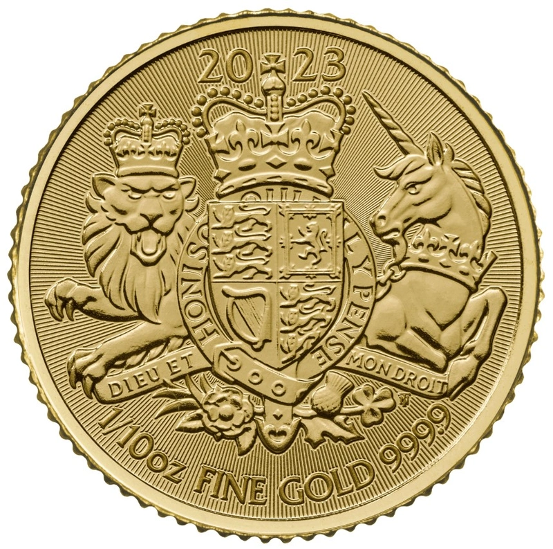 2023 1/10oz Royal Arms Gold Coin