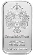1oz Silver Bar Grade B