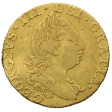 1785 Gold Half Guinea Coin George III
