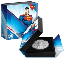 2022 Proof Superman Silver Coin 1oz Boxed