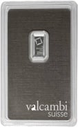 1g Platinum Bar Valcambi Minted