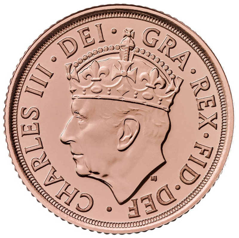 2023 Gold Half Sovereign Coronation Coin