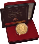 2000 - Gold £5 Proof Crown, Queen Mother Boxed
