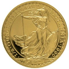 1990 Proof 1/2oz Gold Britannia Coin