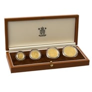 1992 Belize 50th Anniversary Battle of El Alamein 4 Coin Gold Proof Set Boxed