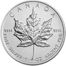 2007 Canadian Silver Maple Leaf Coin 1oz