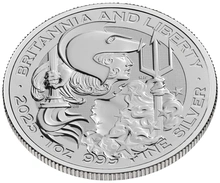 2025 Britannia & Liberty 1oz Silver Coin