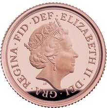 2020 Proof Gold Half Sovereign Elizabeth II Fifth Head